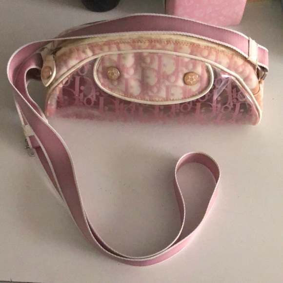 clear dior bag